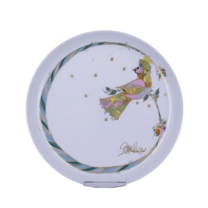 Piatto decorativo Rosenthal Bjorn Wiinblad – Vintage Mid-Century Modern Porcelain – Design artistico dipinto a mano