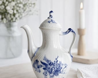 豪華なロイヤル コペンハーゲン ブルー フルーテッド ハーフ レース