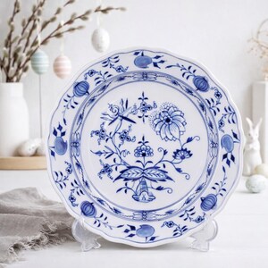 Rare Meissen Blue Onion Dinner Plate – 25 Cm, 1950s, Vintage