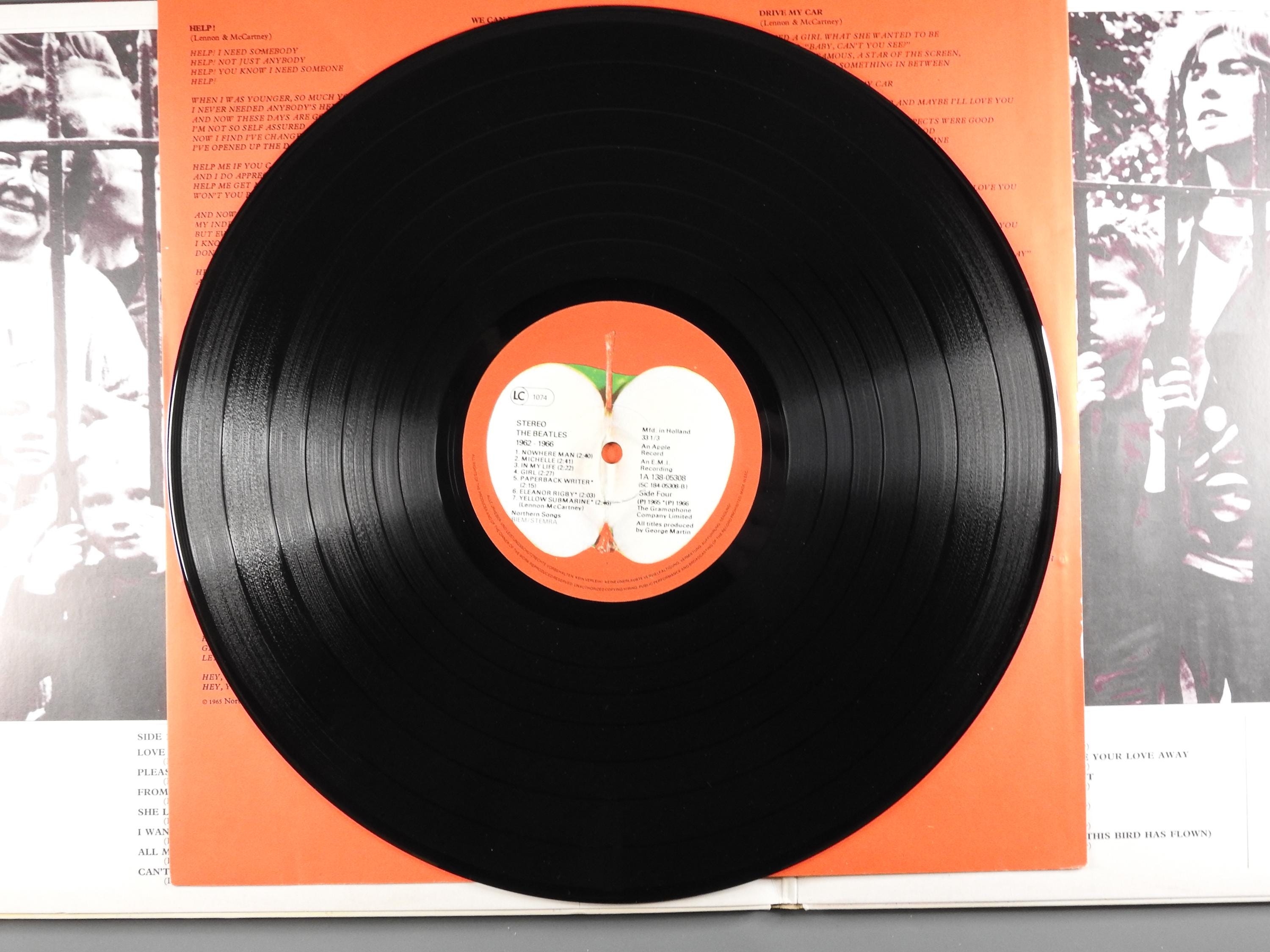 Vintage 1973 Vinyls Album 'the Beatles / 1962-1966' 2 LP Apple