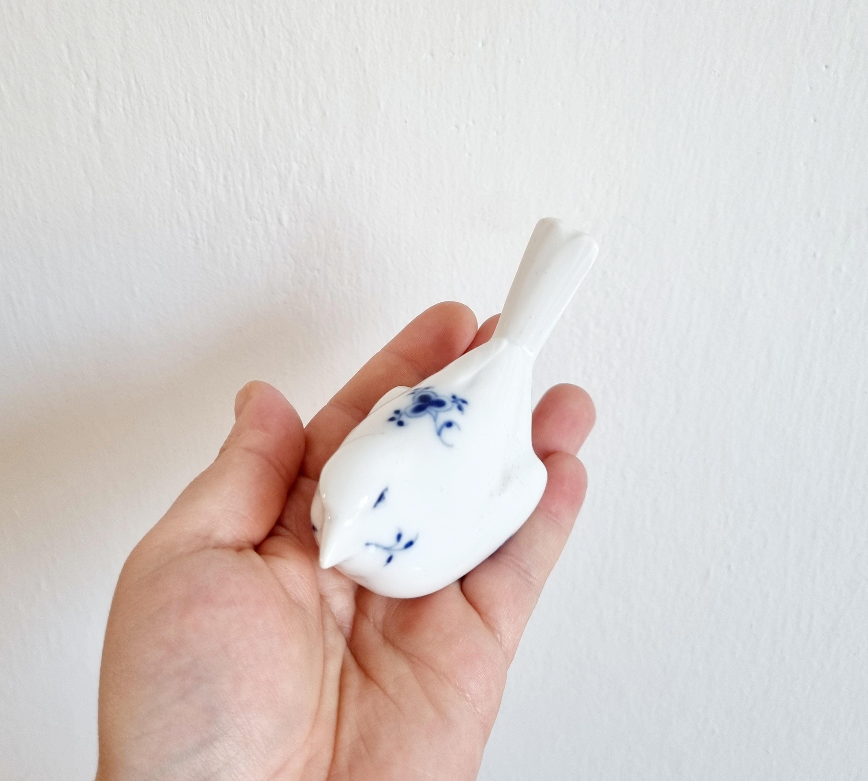 ロイヤル コペンハーゲン ブルー フルーテッド 磁器 鳥の置物