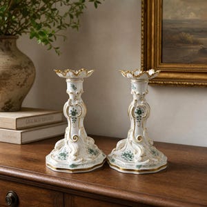 Meissen Candle - Etsy