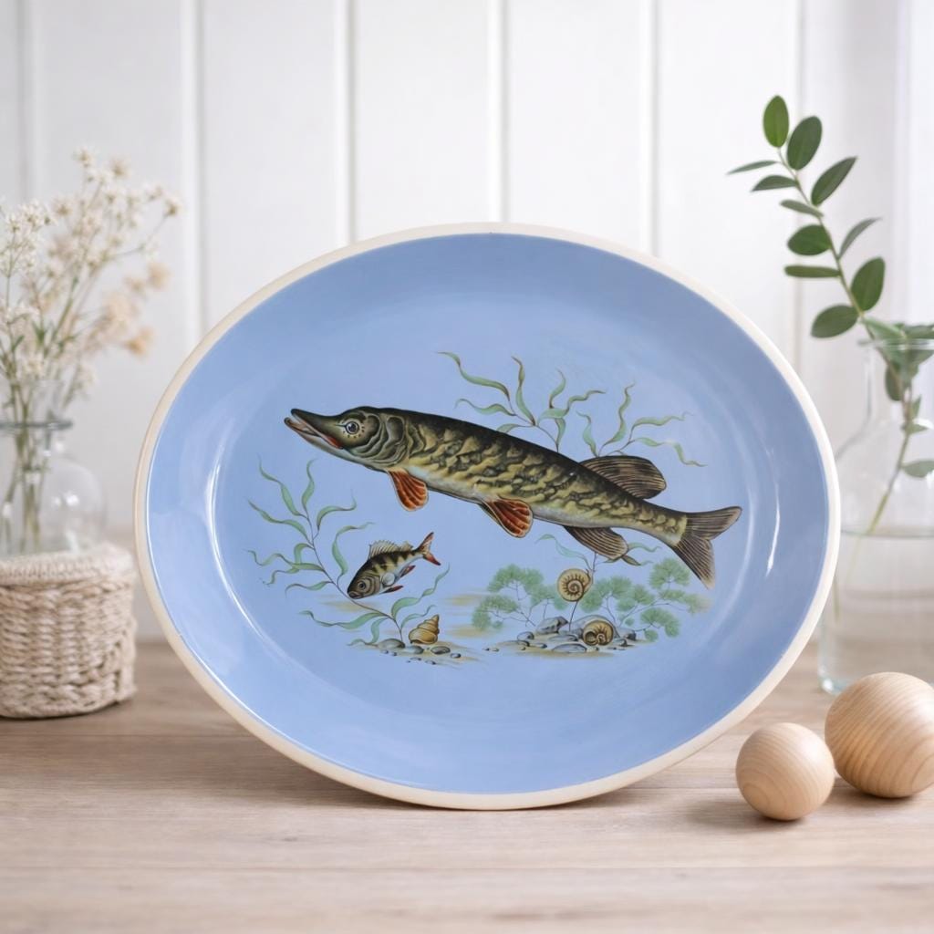 Vintage Polo Serving Platter T.G. Green & Co. Ltd, Hand-painted