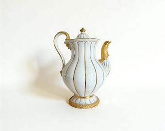 Meissen X Form Coffee Pot Antique German Porcelain 1930s - Etsy