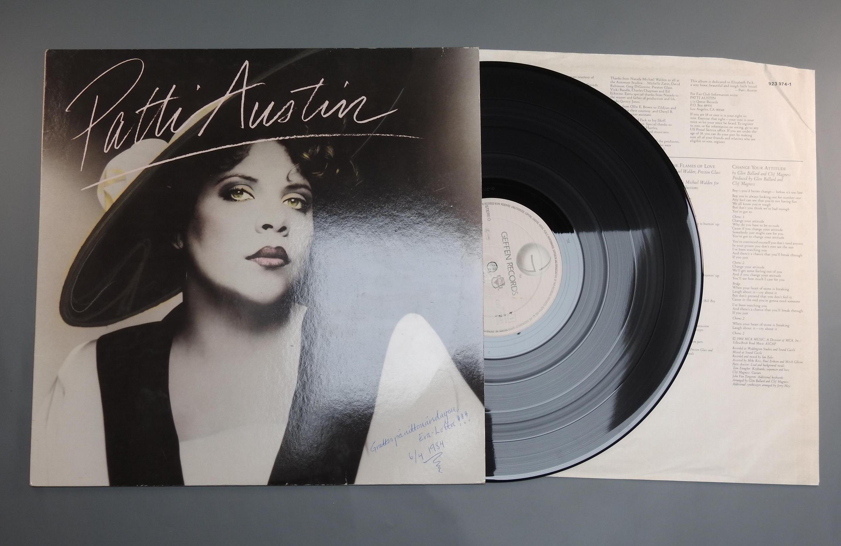 Vintage 1983 Vinyl Album Patti Austin – 'patti Austin' Qwest