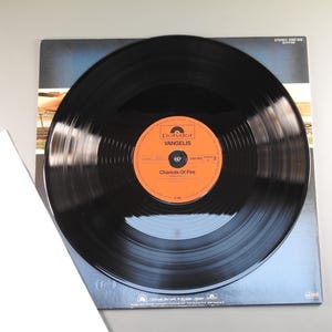 Vintage 1981 Vinyl Album Vangelis &#39;CHARIOTS OF FIRE&#39; Polydor 2383 602
