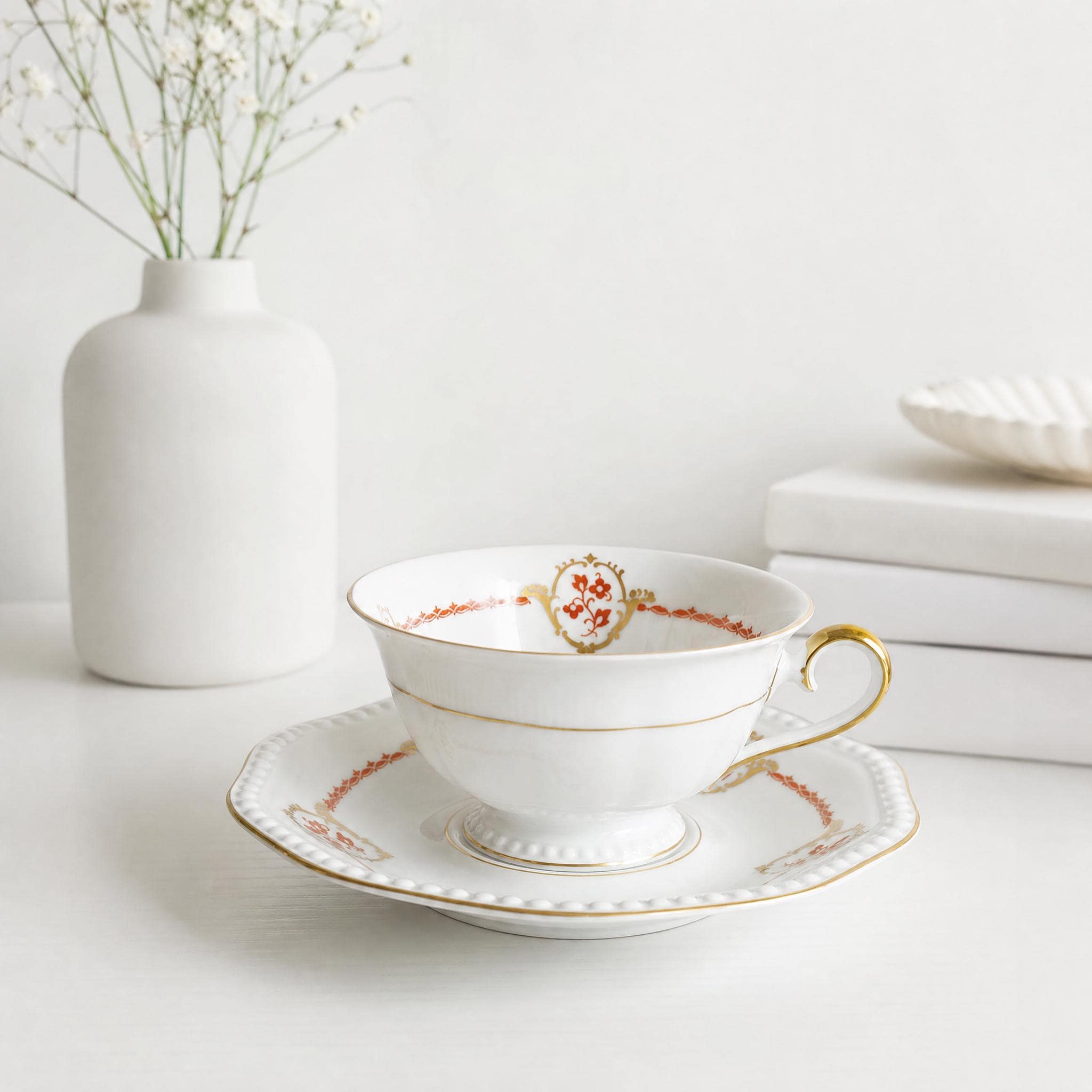 1950s red tea cup - Etsy 日本