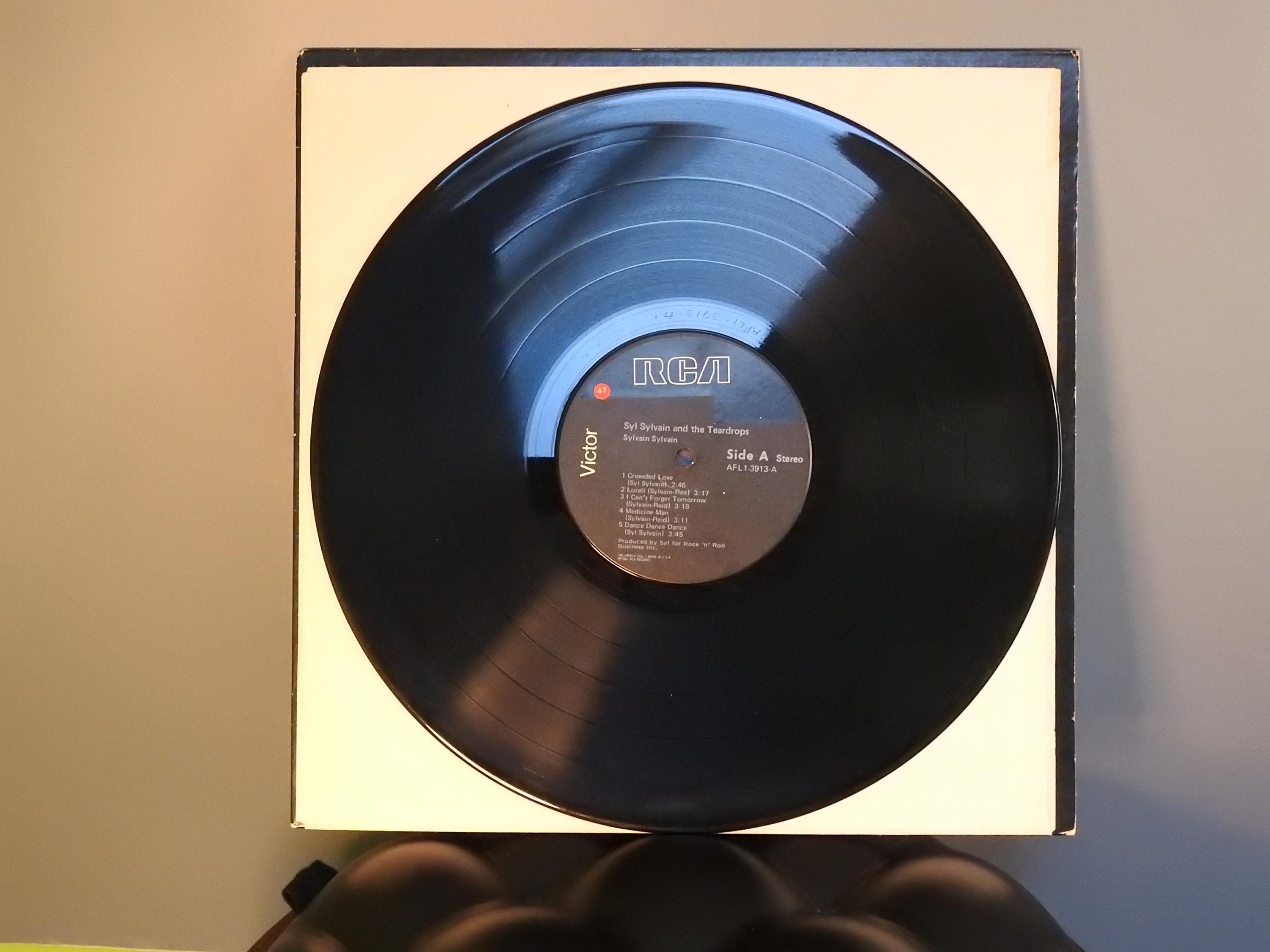 Vintage 1981 Vinyl Album Syl Sylvain and the Teardrops 