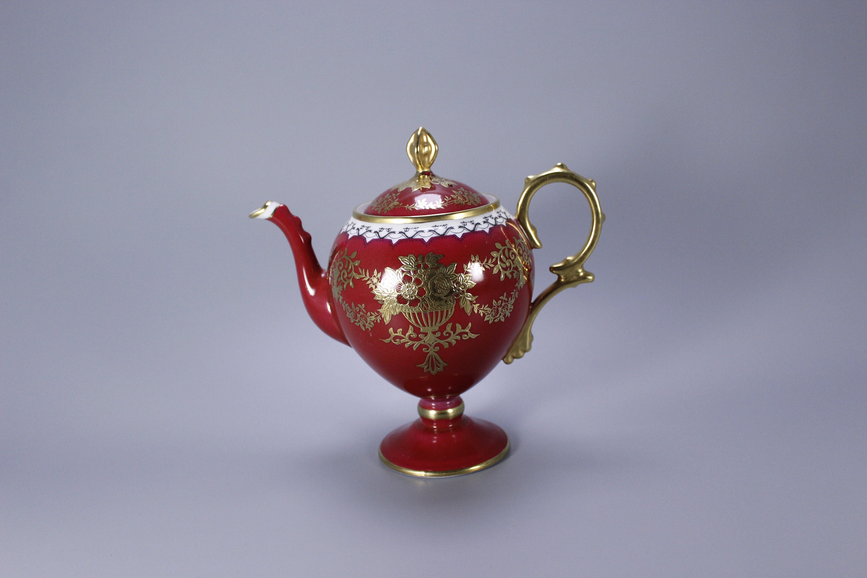 Antique Nippon Chocolate Pot and Set, HandPainted, Japan ca.1910-1921 -  Ruby Lane