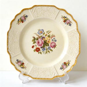 Myott Sons & Co. Staffordshire Decorative Plate – Vintage English Porcelain