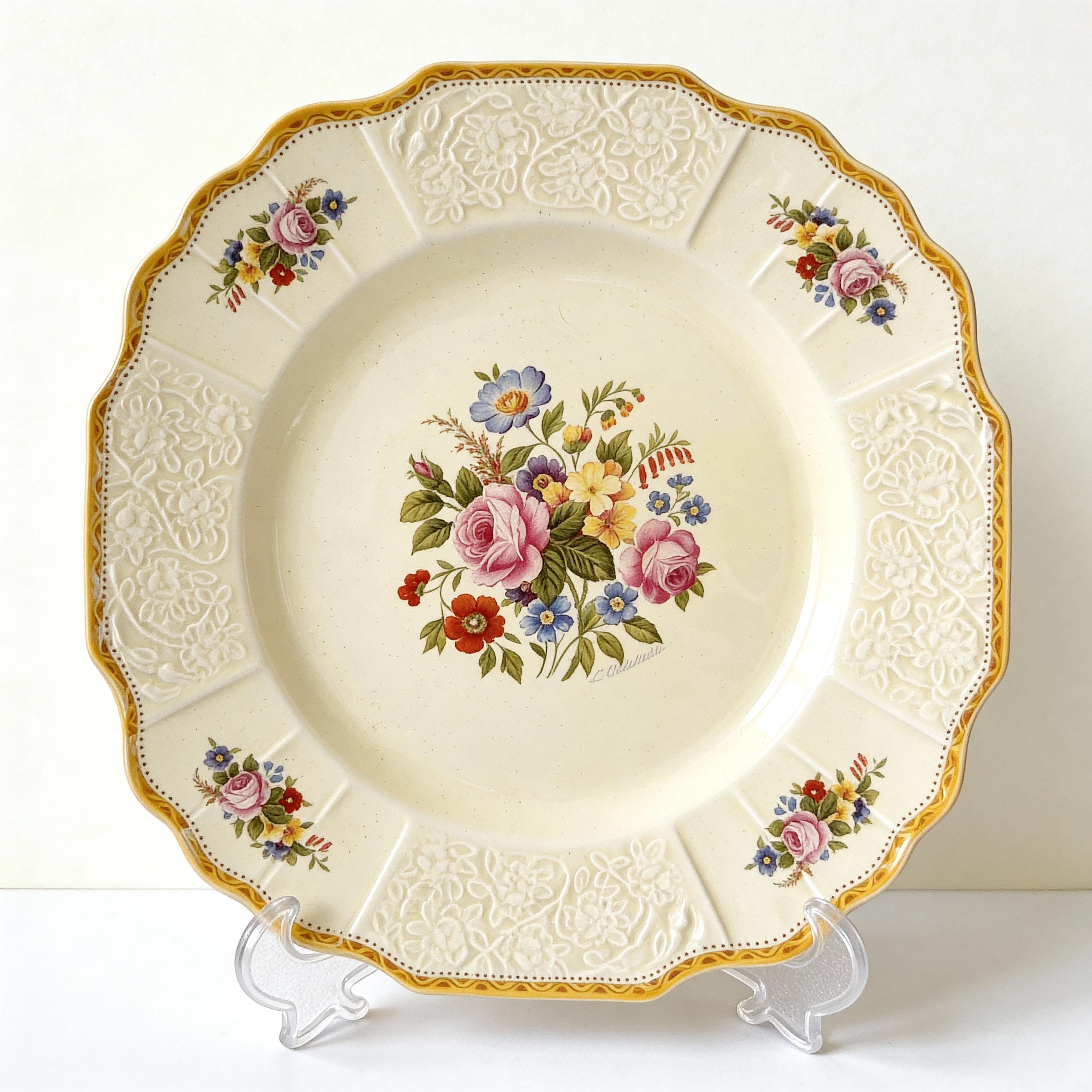 Myott Sons & Co. Staffordshire Decorative Plate – Vintage English