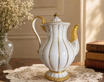 Meissen X Form Coffee Pot Antique German Porcelain 1930s - Etsy