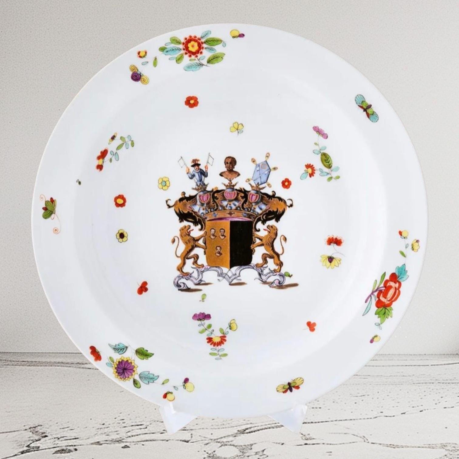 Unique Meissen Porcelain Plate Seydewitz Service, C. 1743 - Etsy