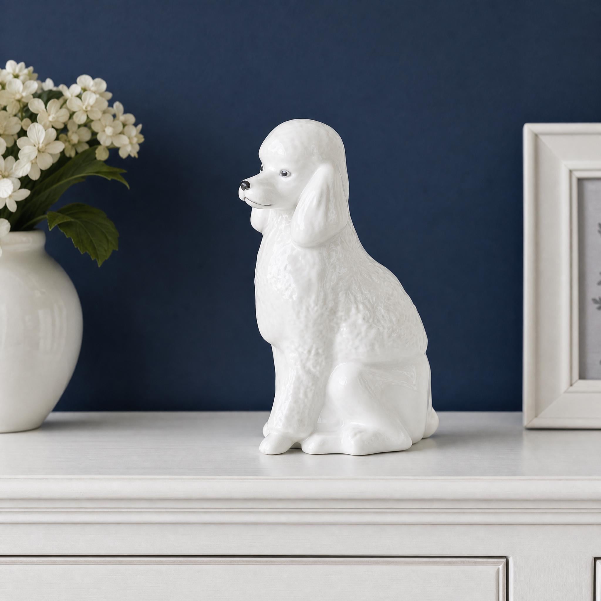 Lomonosov 陶器 犬 フィギュア 置物 Lomonosov Poodle - Etsy