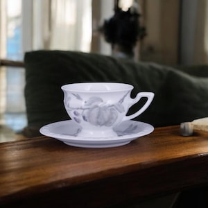Rosenthal Maria Porzellantasse und Untertasse | 160 ml Vintage-Porzellan aus deutschem Feinporzellan | Elegantes Kaffee- und Teeservice | Sammlerstück Rosenthal Teetasse