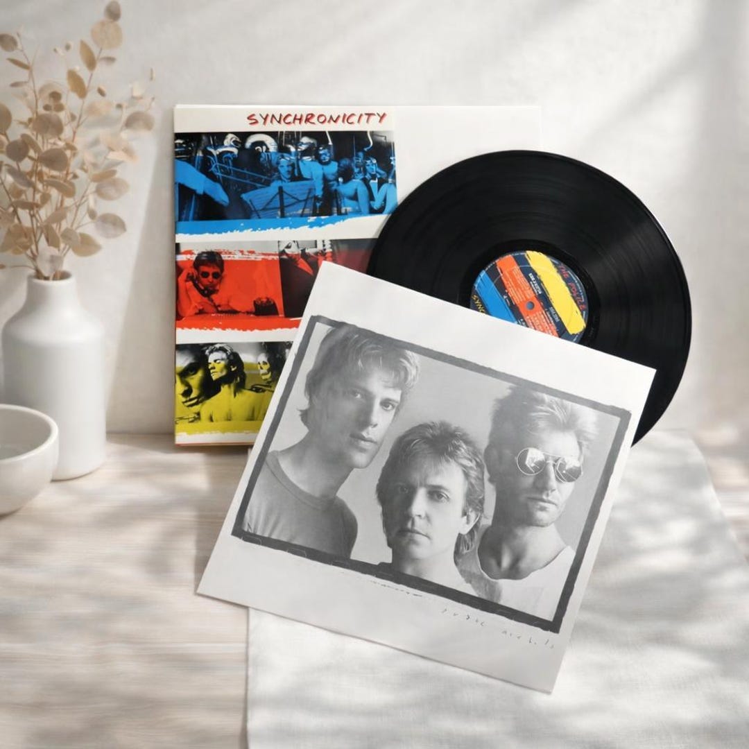 Vintage 1983 Vinyl Album the Police 'synchronicity' A&M Records