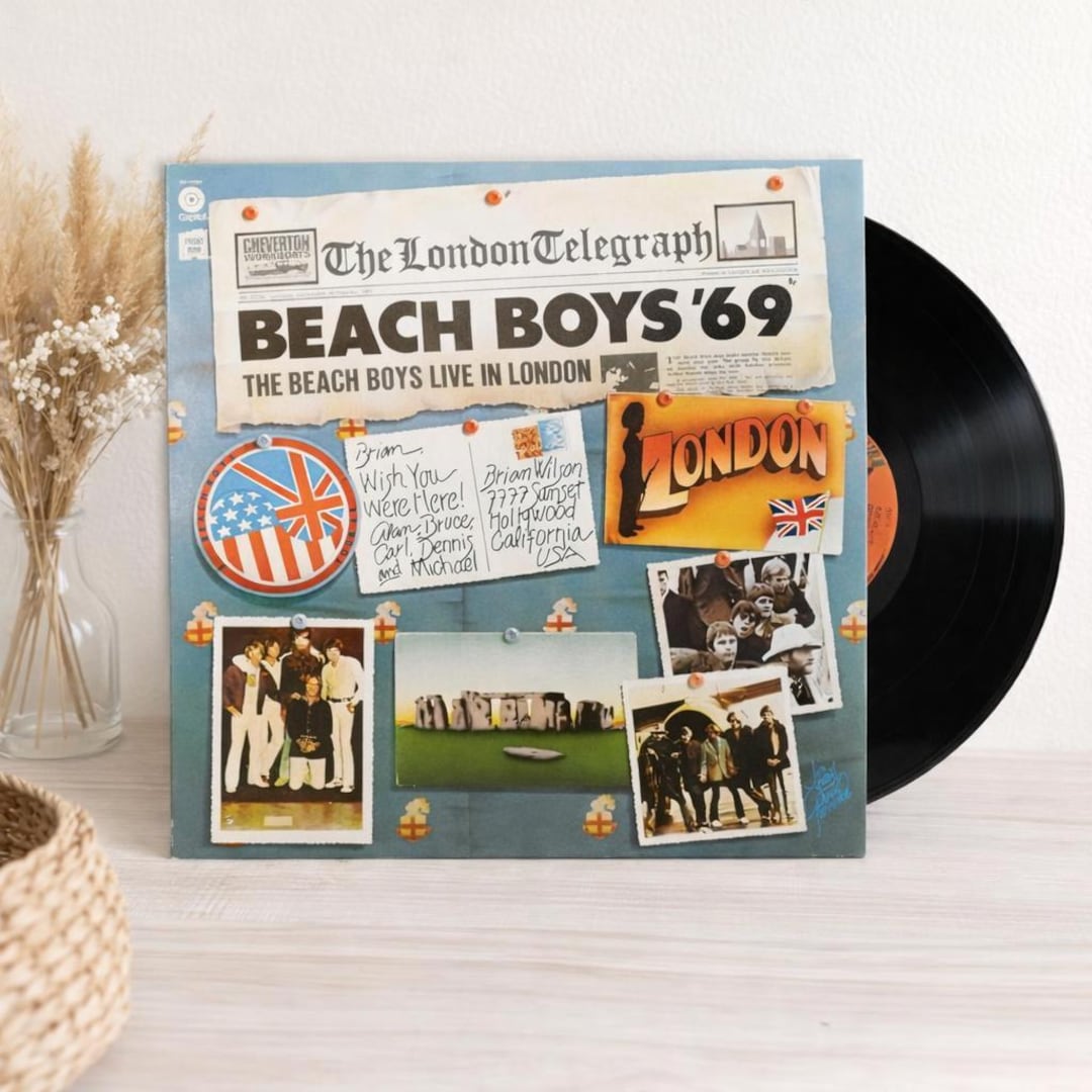 Vintage 1976 Vinyl Album the Beach Boys–beach Boys '69 the Beach