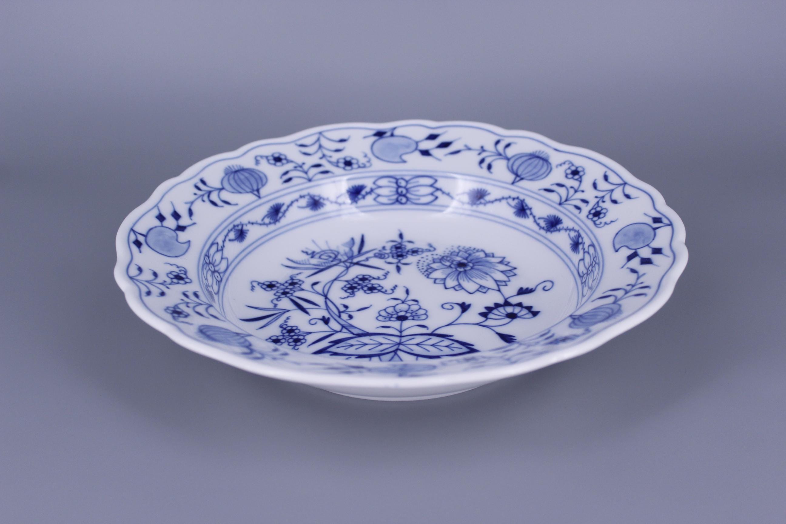 マイセン　アンティークプレート① マイセン ブルーオニオン ディーププレート – 24 cm / 9.4インチ – 第