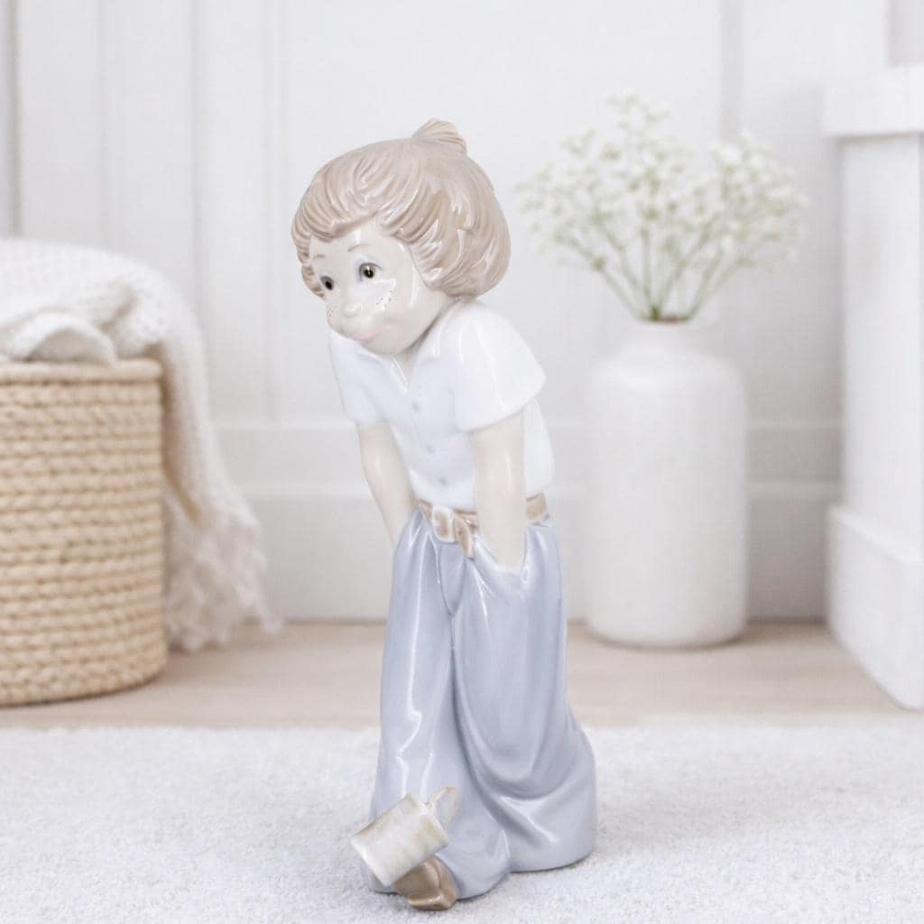 スペインLLADRO社製　ヤギ 0Y50U Zaphir by Lladro Porcelain Figurine of Boy, 30 Cm - Etsy