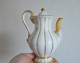 Meissen X-form Chocolate Pot – 1900s Antique Porcelain - Etsy