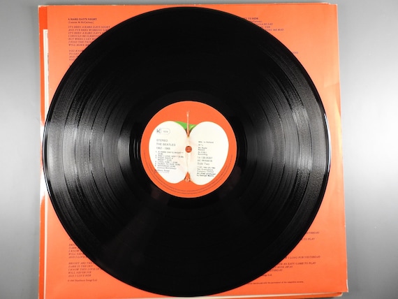 Vintage 1973 Vinyls Album 'the Beatles / 1962-1966' 2 LP Apple