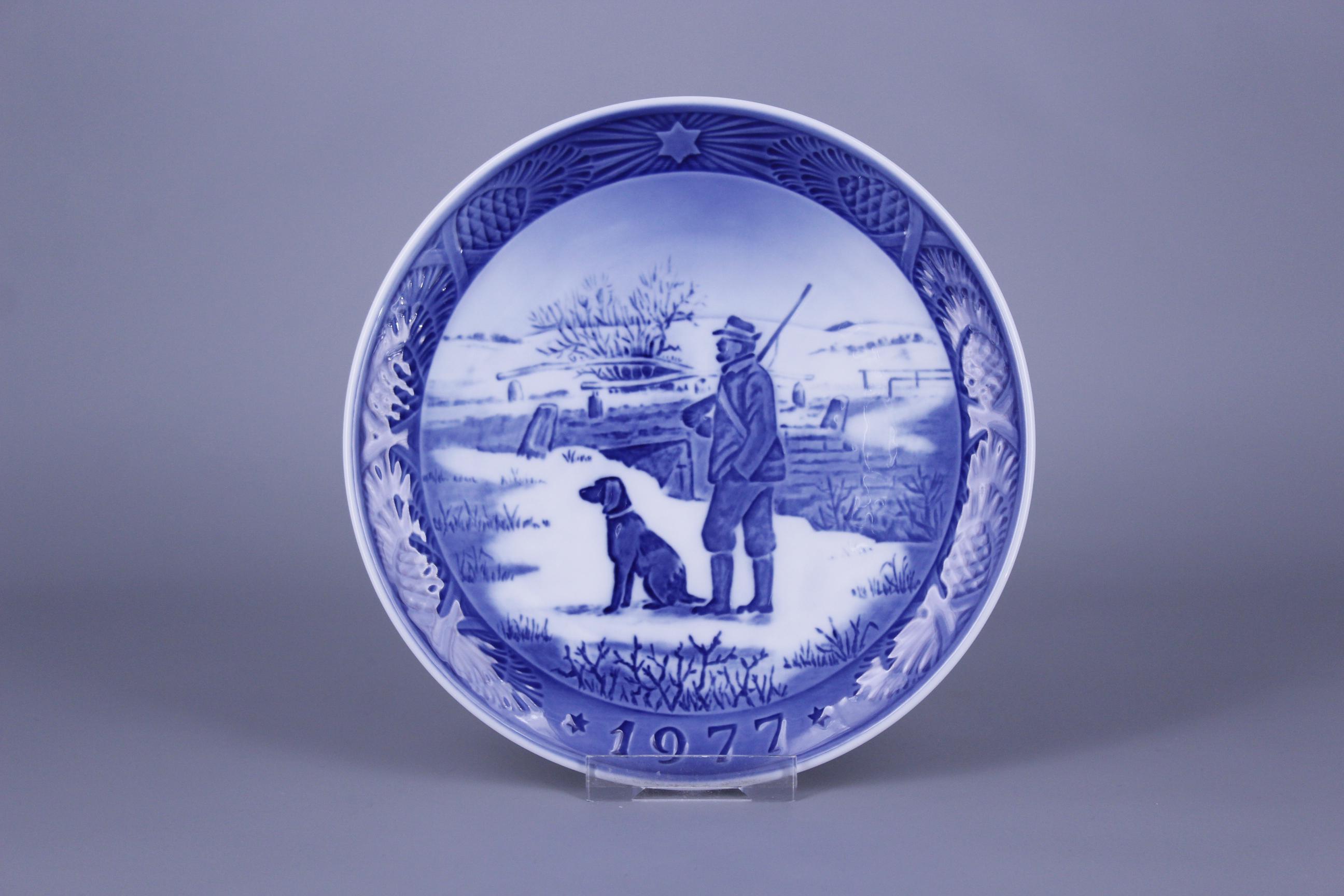 Piatto Di Natale Royal Copenhagen 1977 - Porcellana Originale Prima Scelta - Foto 8