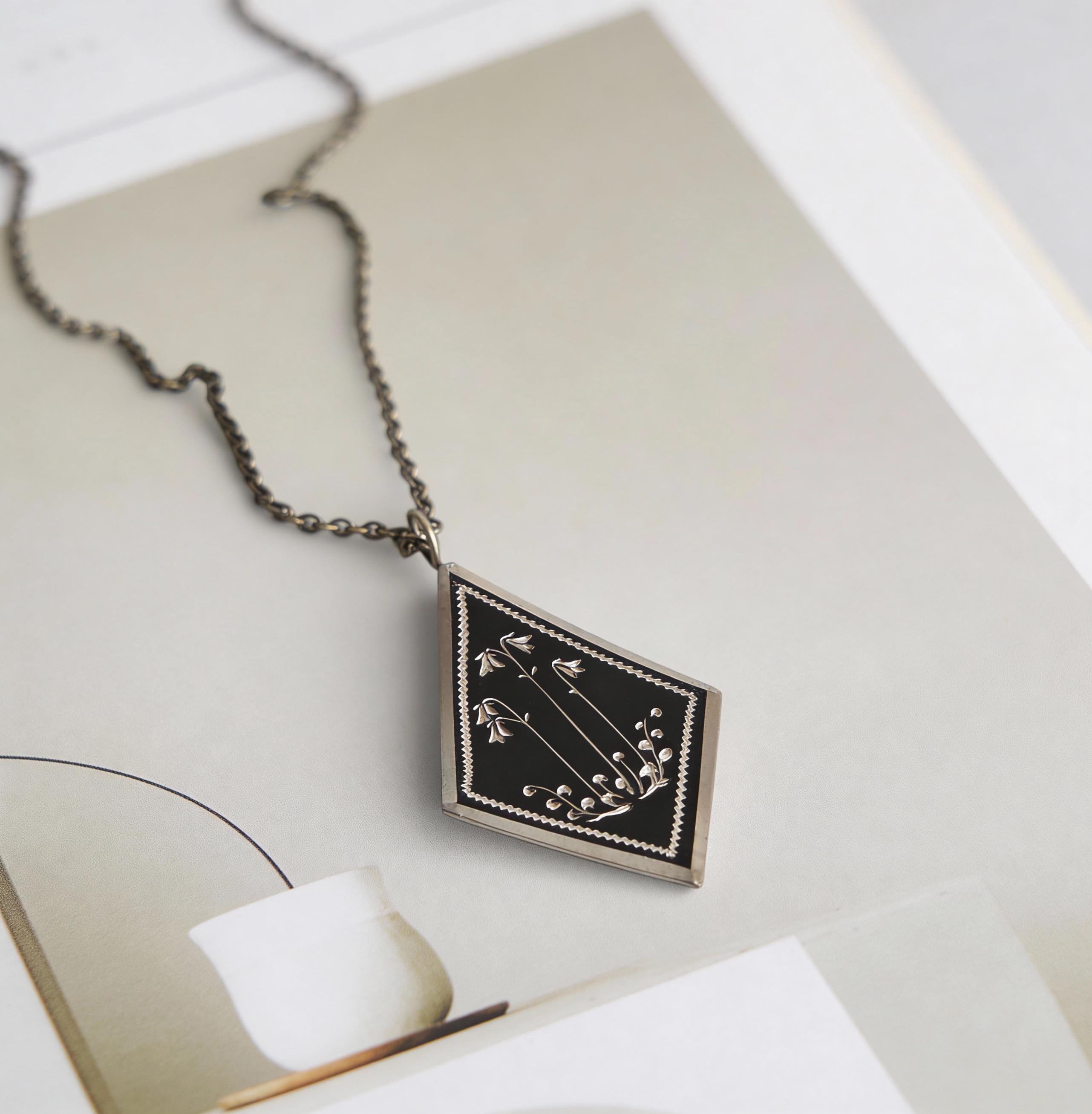 Scandinavian vintage necklace - Etsy 日本