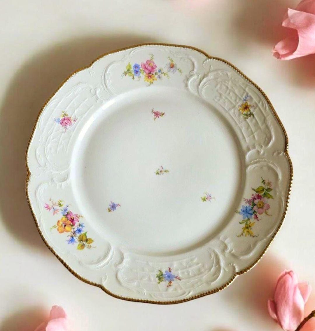 ローゼンタール サンスーシ ディナープレート 25 cm、ヴィンテージ磁器