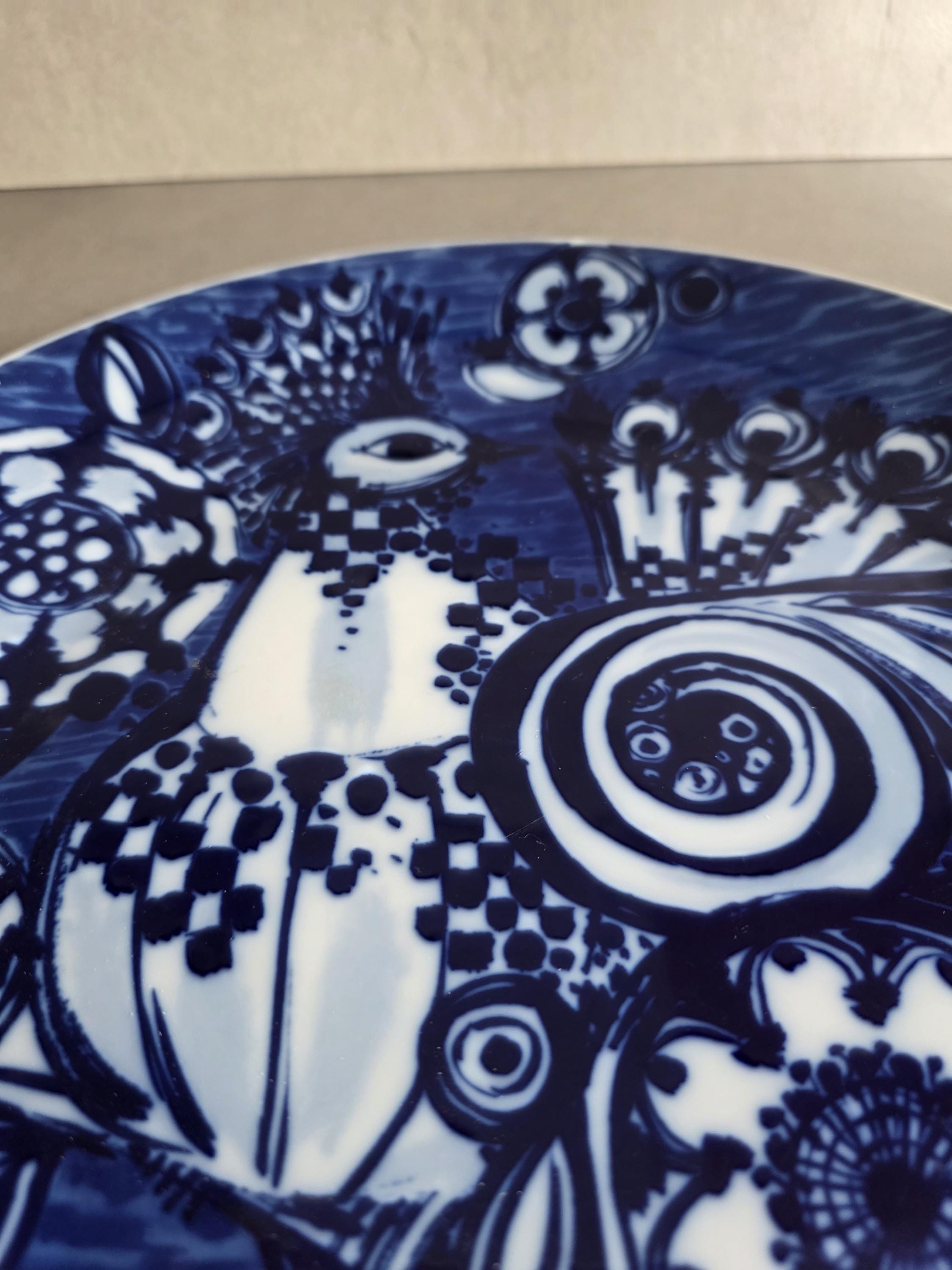 Bjorn Wiinblad Rosenthal Studio Line Plate | Large 33 Cm