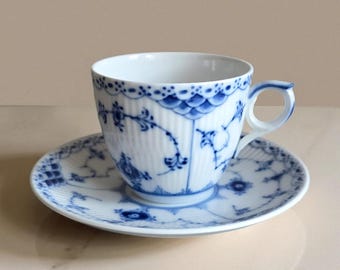 ロイヤルコペンハーゲン ブルーフルーテッドハーフレース #548 リーフ