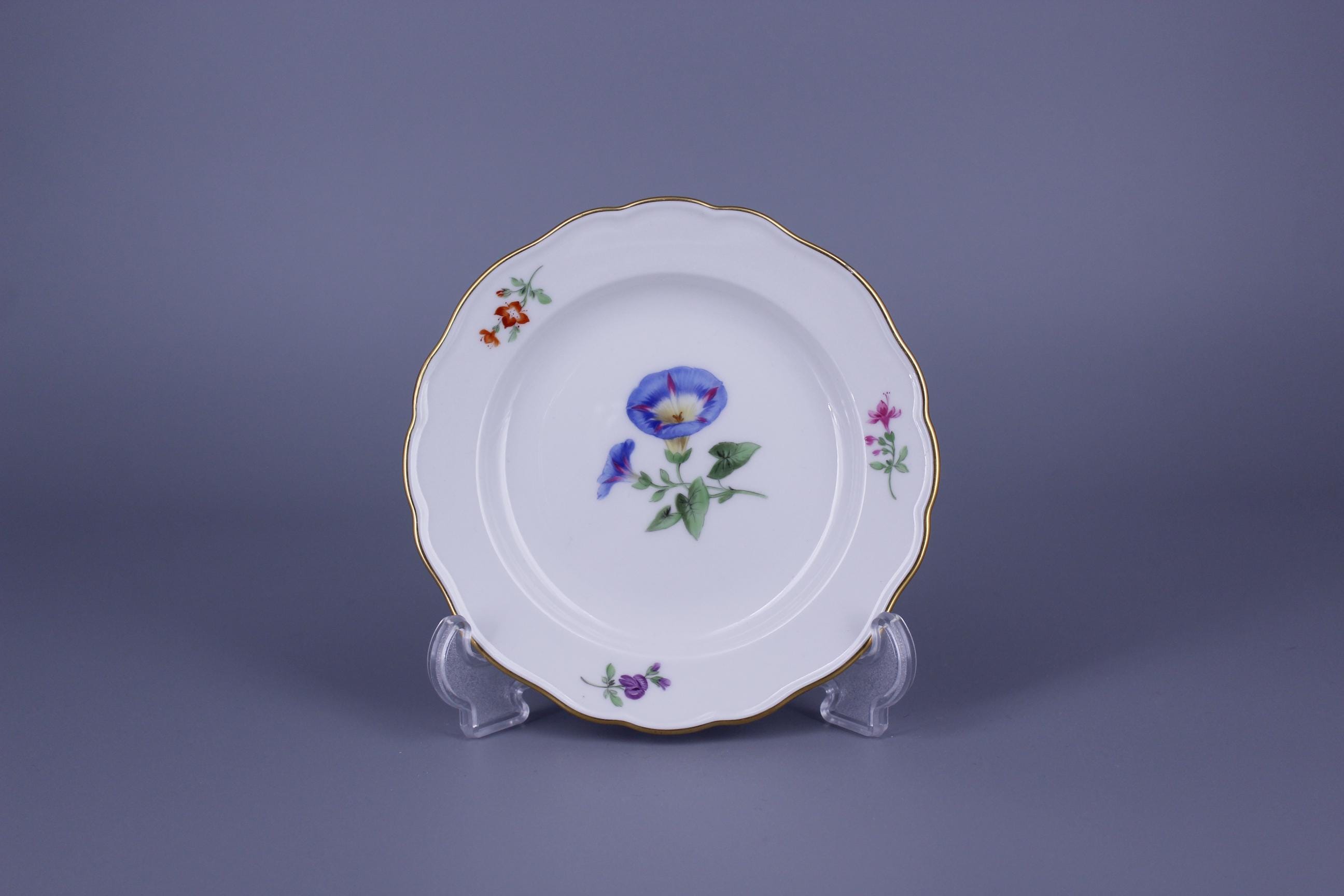 ヴィンテージ マイセン デザートプレート – 手描き、1970年代 - Etsy 日本