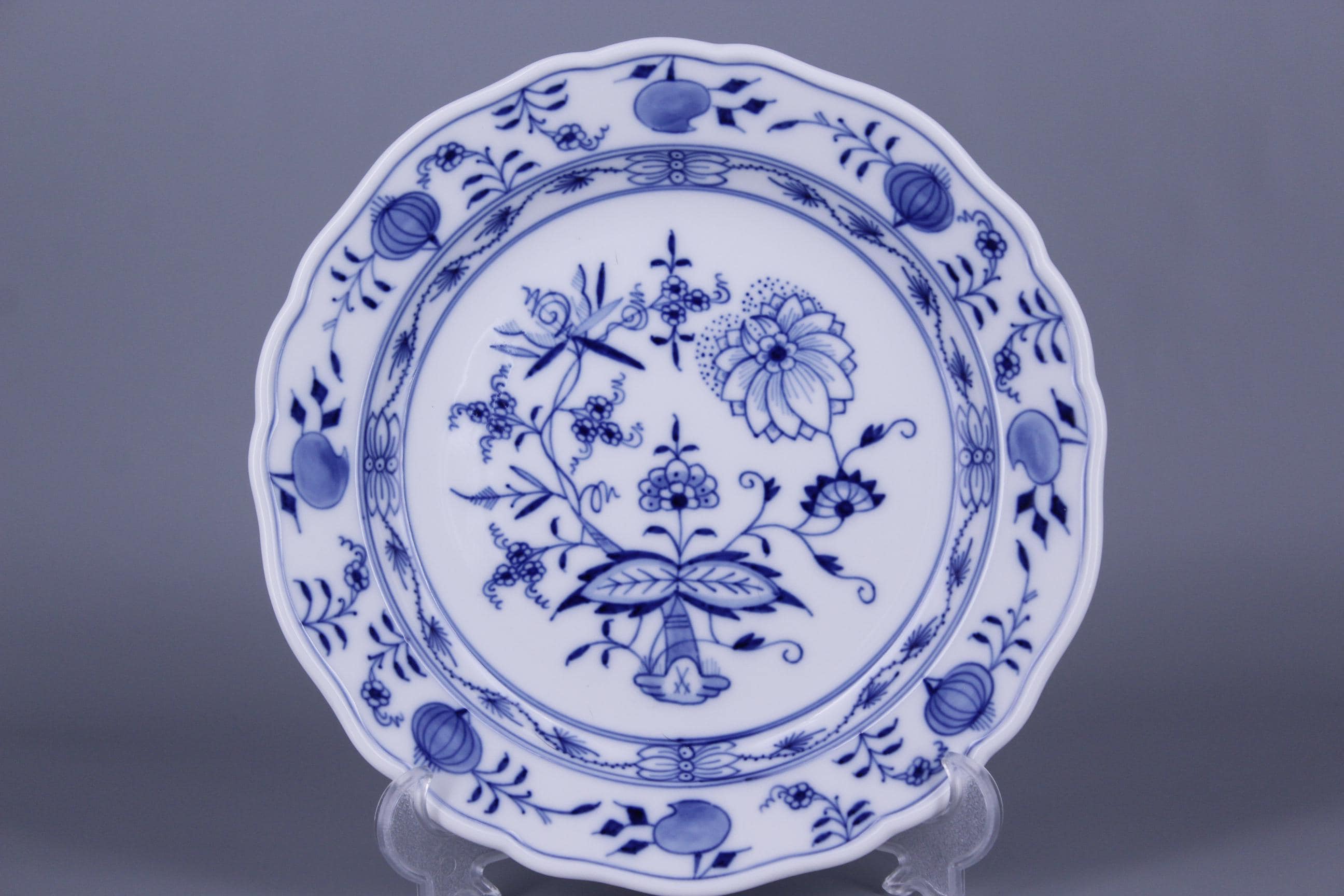 食器 Meissen Porcelain Rare Meissen Blue Onion Dinner Plate 25 Cm 1950s German Porcelain