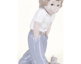 Zaphir by Lladro Porcelain Figurine of Boy, 30 Cm - Etsy