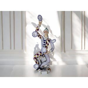 Meissen Figur - &quot;Der Jongleur&quot; von Peter Strang - Limitierte Auflage - Authentisches deutsches Porzellan