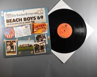 Vintage 1976 Vinyl Album the Beach Boys–beach Boys '69 the Beach
