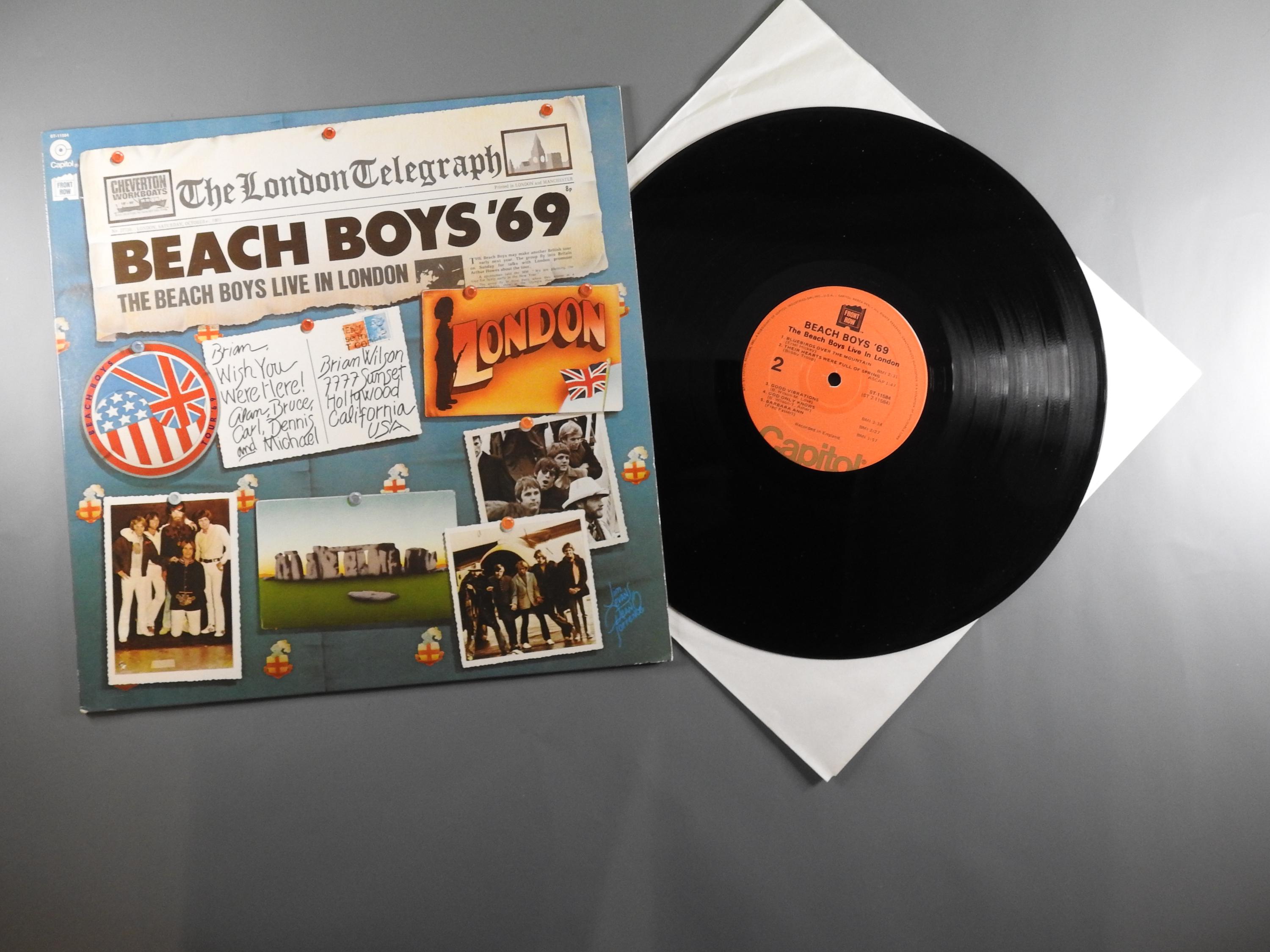 Vintage 1976 Vinyl Album the Beach Boys–beach Boys '69 the Beach