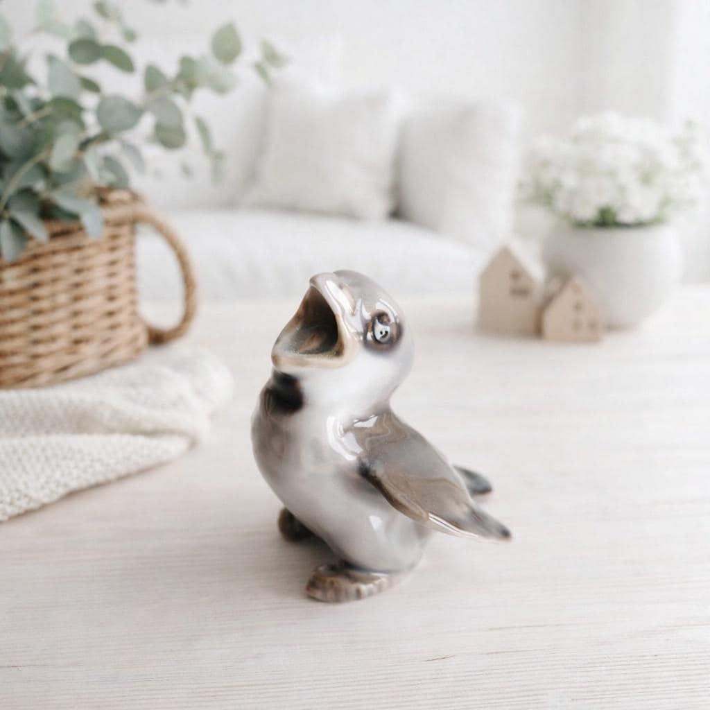 Bing Grondahl Denmark B&G #1852 Porcelain Figurine Young Sparrow