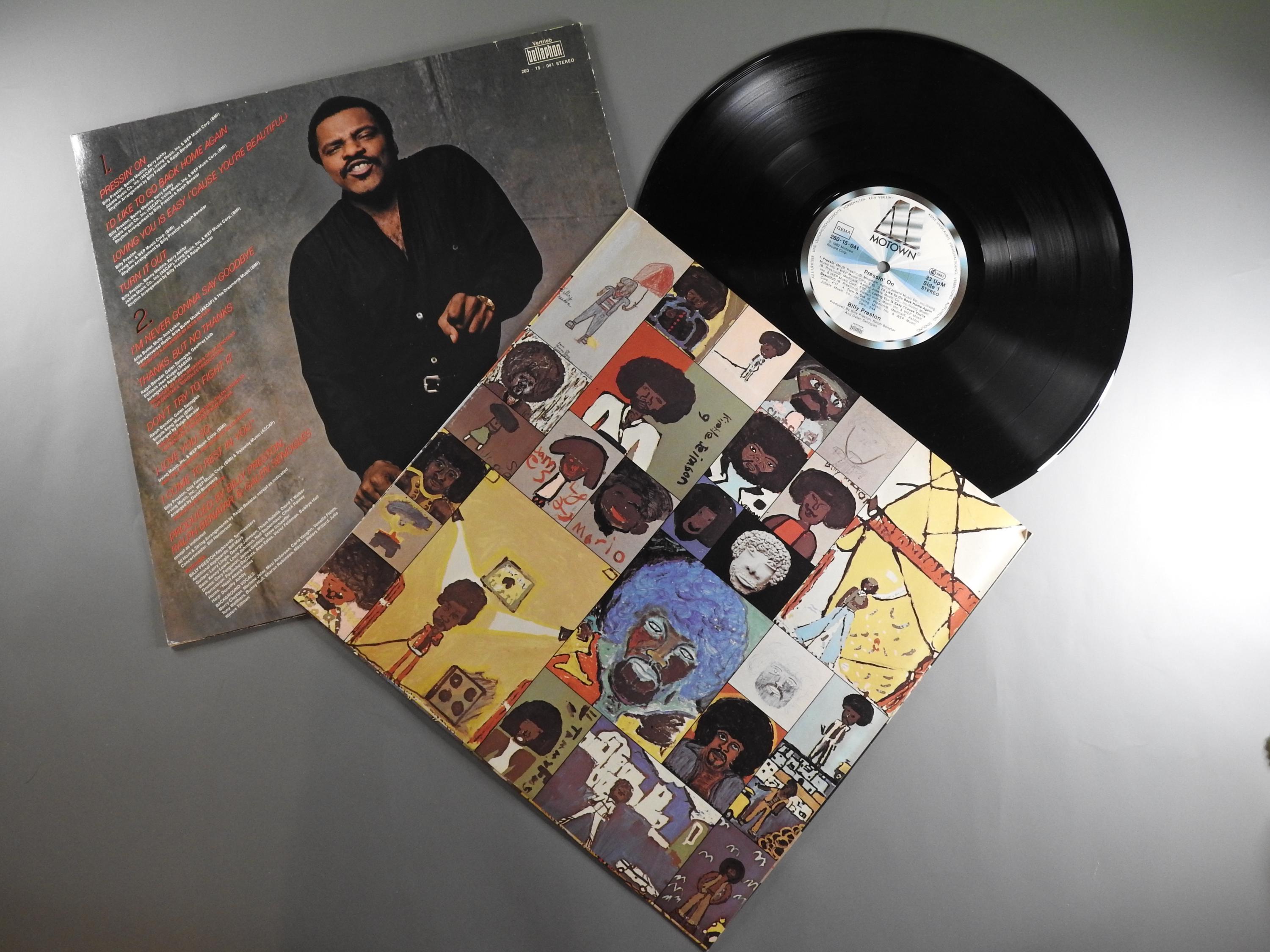 レア◆Billy Persephone LP レコード Vintage 1982 Vinyl Album Billy Preston Pressin' on Motown 260 15