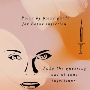 Botox Dosage Cheat Sheet, Nurse Injector, Aesthetic Injector, Study Guide, Botulinum Toxin Injection Training Prints