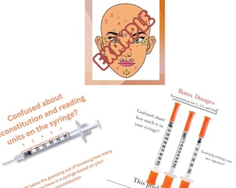 Neurotoxin Injection Guide Bundle: Botox Placement, Reconstitution, and Training PDFs for Injectors