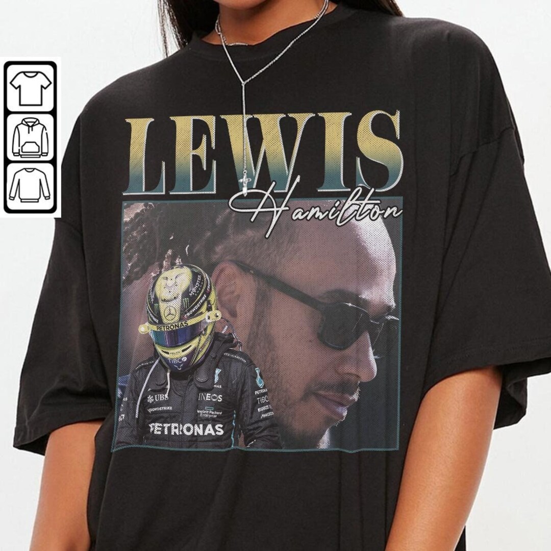 Lewis Hamilton Shirt V1 Lewis Hamilton Tee Lewis Hamilton Etsy
