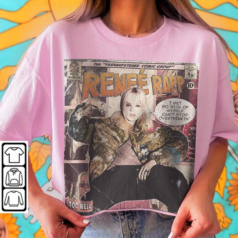 Renee Rapp Comic Shirt 90S Vintage Merch Book Art - Etsy