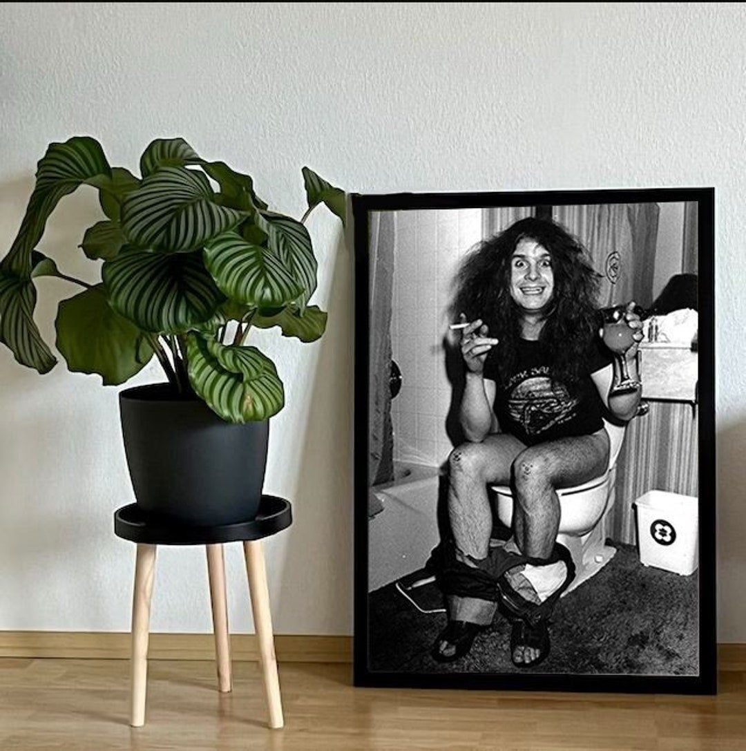 ozzy osbourne toilet poster