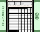 Digital Food Journal | Goals, Wellness, and Food Diary (PDF)