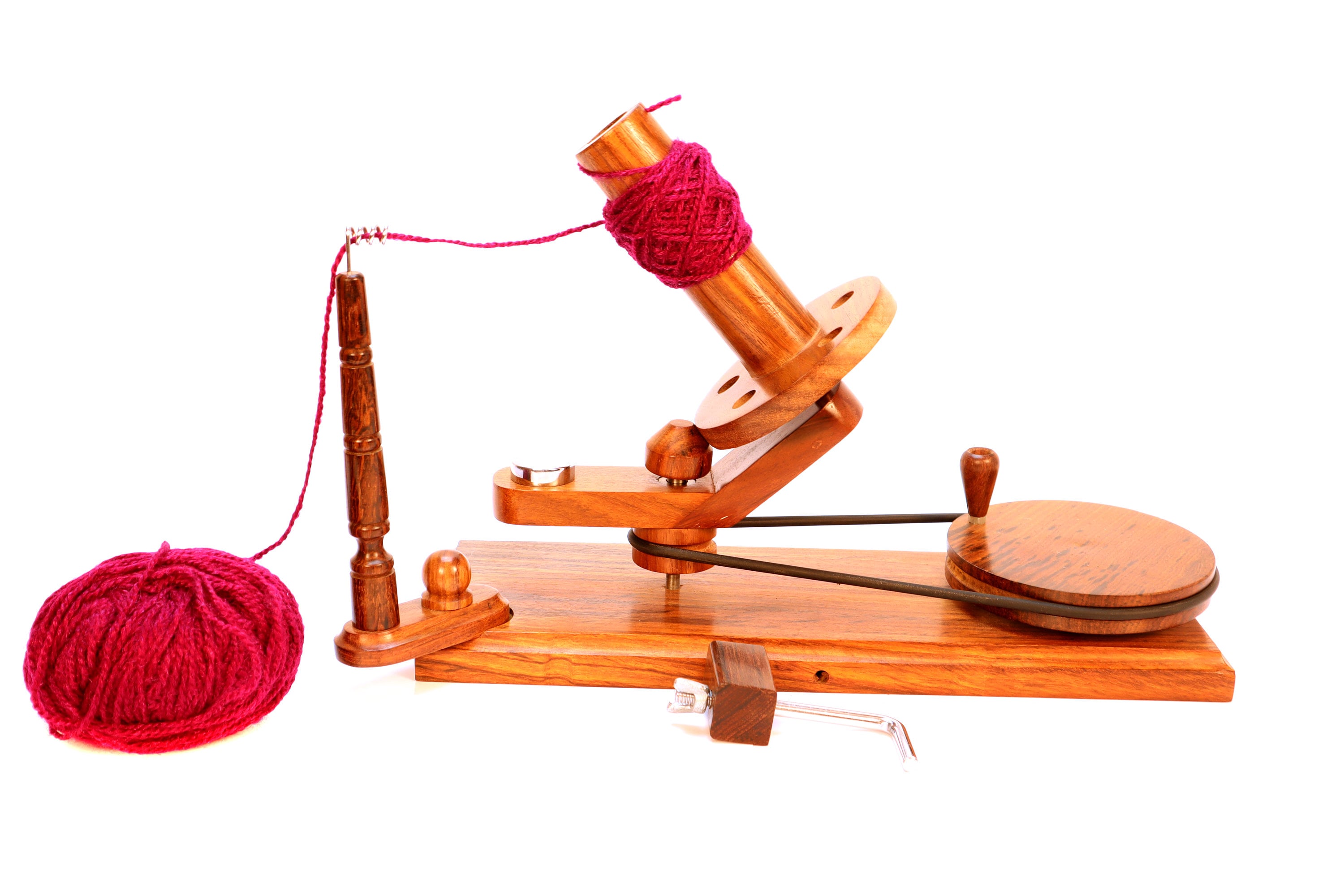 ROSEWOOD YARN WINDER , Yarn Ball Winder , Yarn Swift , Wooden Yarn