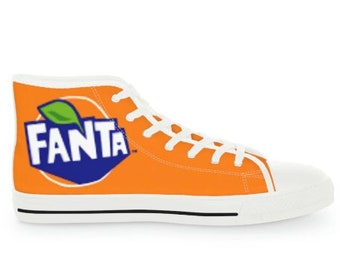 Fanta - Herren und Damen Größe - High Top Sneakers - Geburtstagsgeschenk - Einzigartiges Design - Besonderer Anlass