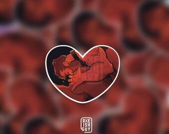 Pegatina Eat Bun / Arte de sexo anal gay / Pegatinas NSFW / Pegatina BDSM gay / Fetichismo gay / Fetichismo