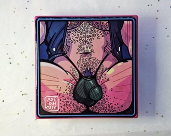 Colección Peluda - Bulge Daddy / Posavasos de cerámica