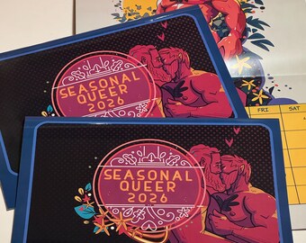 Calendario de Arte Gay Queer de Temporada 2026 / Calendario Gay / Calendario Homoerótico / Sin IA