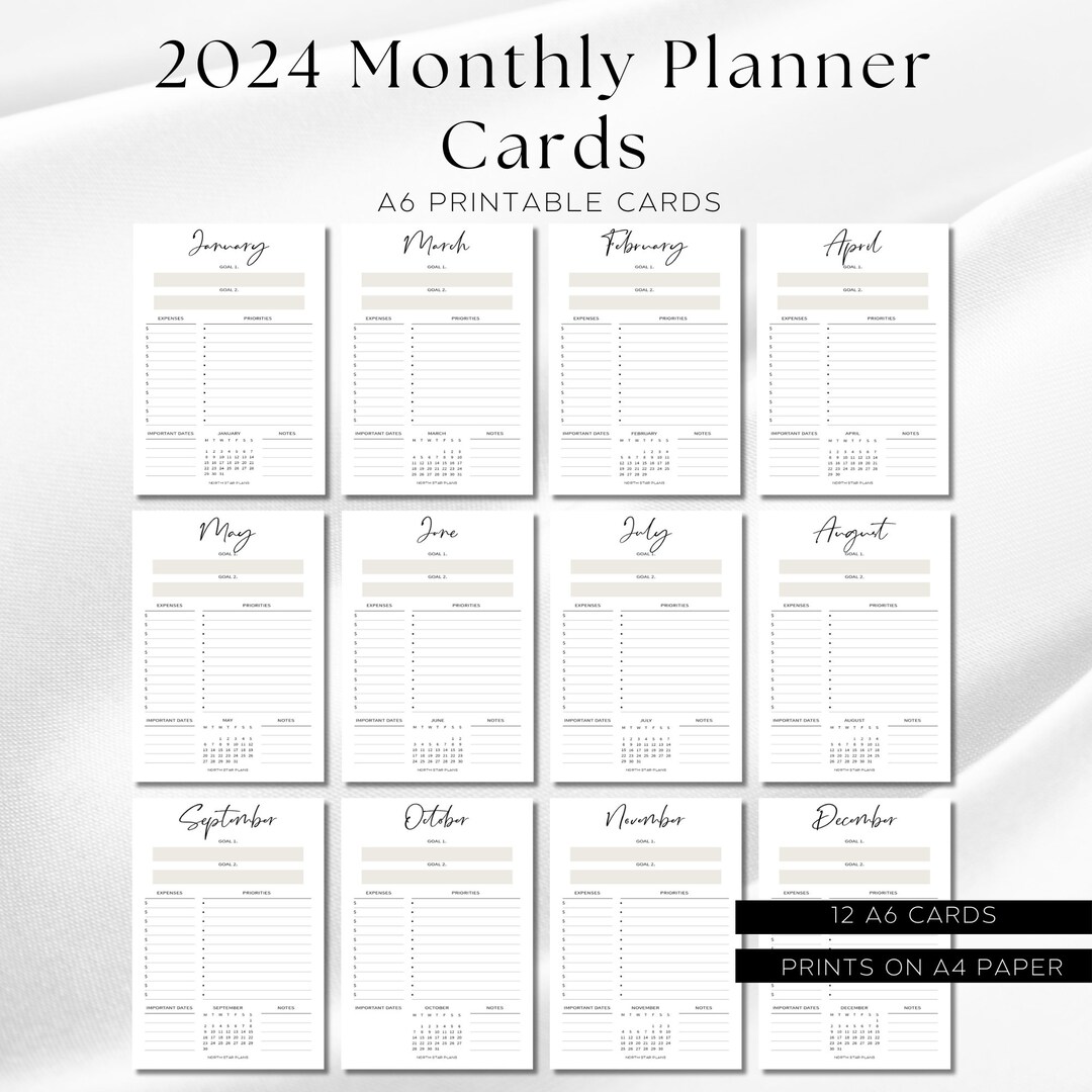 2024-monthly-planner-printable-a6-minimalist-a6-planner-cards-a6